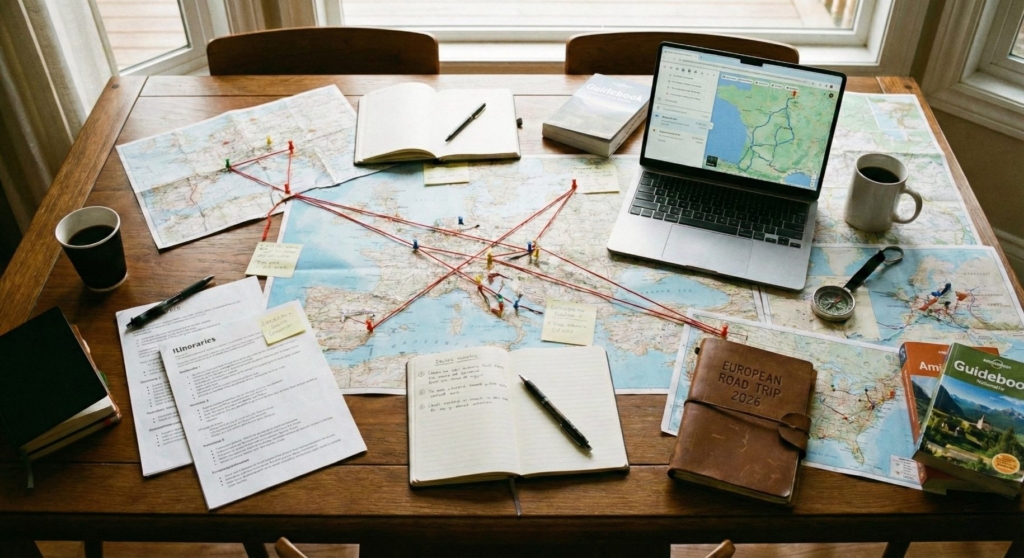 Balanced group travel pacing with time for rest and experience